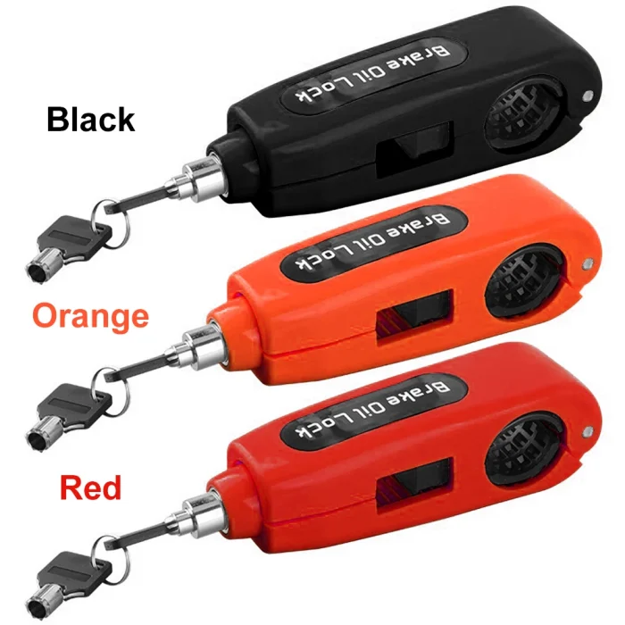 Throttle Handlebar Lock – Anti-Theft Brake Lever Safety Lock for Motorcycle & Scooter - Image 3