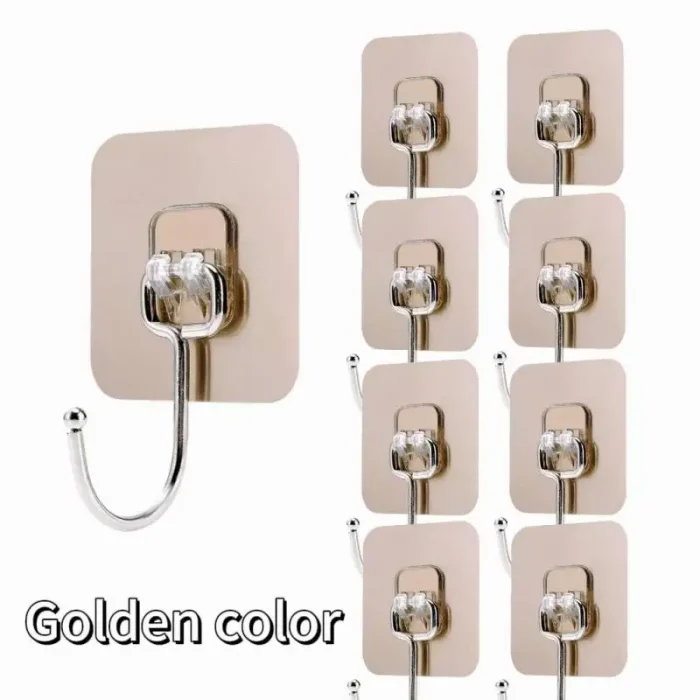 Self Adhesive Hooks Rotating Waterproof Strong Sticker Holder Wall Door Storage Hanging Hook Kitchen Bathroom Organizer - Image 8