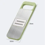5 in 1 Vegetable Cutter Multifunctional  – Stainless Steel Manual Slicer, Grater & Chopper - Image 6