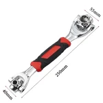 8 Holes Socket Wrench – 8-19mm Multifunctional 360° Rotation Wrench - Image 2