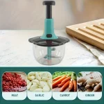 Rotating Vegetable and Fruit Slicer – Manual Shredder & Slicer - Image 4