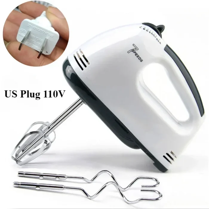 7 Speed Electric Egg Beater – Handheld Cake, Cream & Dough Mixer - Image 8