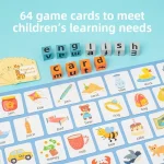 Alphabet Letter Blocks Word Spelling Game – Montessori Phonics Educational Toy - Image 3