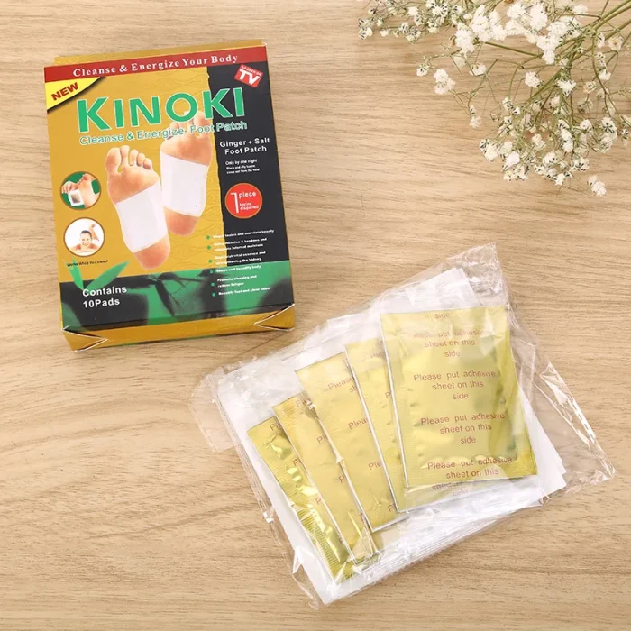 Kinoki Cleansing Detox Foot Herbal Natural Herbal Deep Cleansing Ginger Detoxification Improve Sleep Dehumidification Foot Patch - Image 6