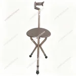Cane folding with stool portable elderly non-slip cane walker chair travel assistance - Image 2