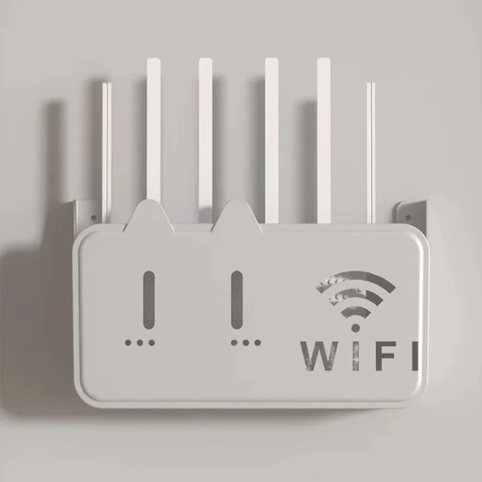 No-Drill Multi-Device Holder – Adhesive Shelf for WiFi Router, Modem & Multi-Device - Image 4