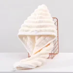 Wavy Pattern Hair Dry Hat Women's Thickened Water-Absorbent Hair Dry Hat Women's Cute Shower Cap Dry Hair Towel - Image 10