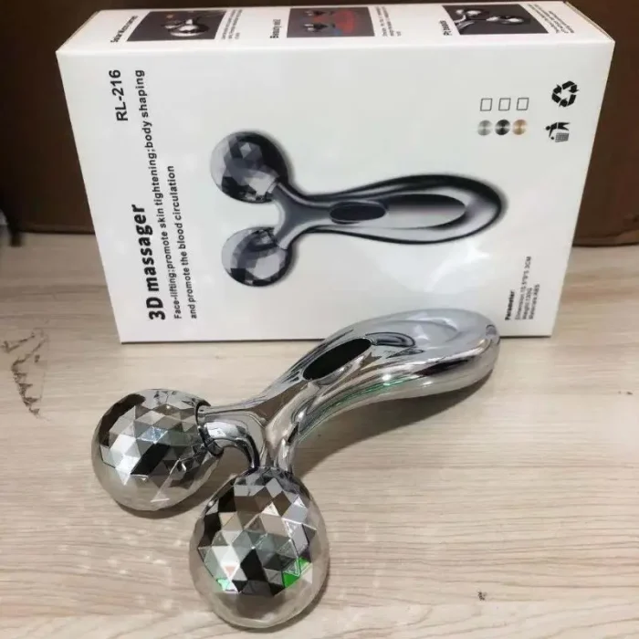 Dual Roller Massager With Face Lifting Skin Tightening For Home Skincare Daily Use Travel Beauty Routine 3D - Image 5