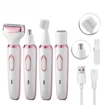 4 in 1 Electric Lady Shaver Body Hair Removal Epilator Painless Cordless Trimmer Razor Gifts for Women Home Appliances - Image 6
