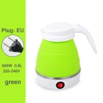 0.6L Mini Folding Kettle Portable Water Heater electric kettle household water heater silicone compression Easy To Travel - Image 12
