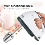 7 Speed Electric Egg Beater – Handheld Cake, Cream & Dough Mixer - Image 4