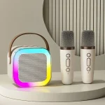 K12 Bluetooth Karaoke Machine – Portable 5W Speaker with Wireless Microphone & RGB Light - Image 2