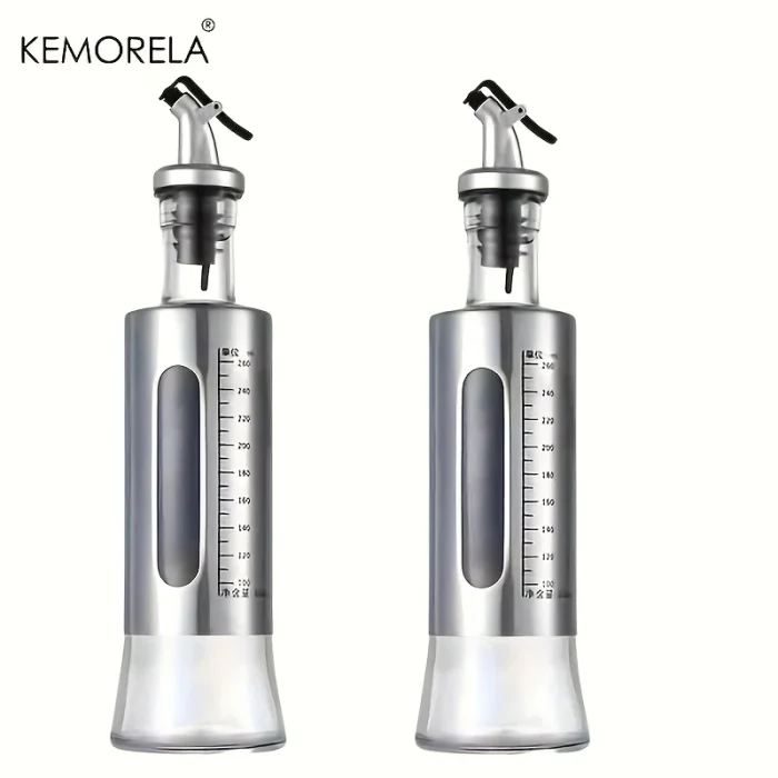 Glass Oil Dispenser Bottle with Scale – Olive Oil, Sauce & Seasoning Container - Image 10