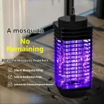 UV Night Light Electric Shock Mosquito Killer Lamp LED Portable Trapping and Insect Killing Lamp Physical Black Fly Traps Office