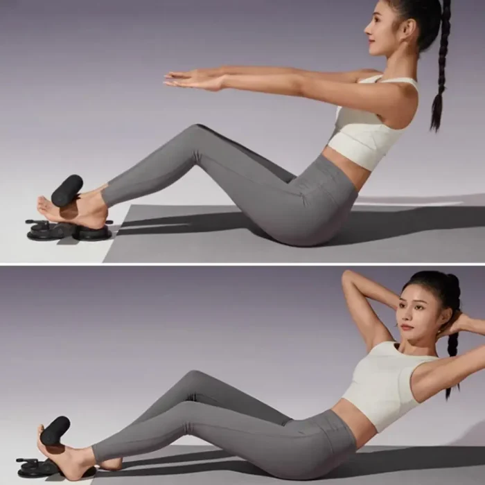 Sit-Up Assistant Bar – Adjustable Foot Holder with Resistance Band & Dual Suction Cups - Image 4