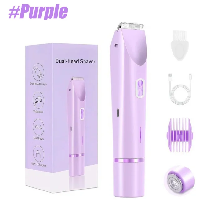 1SET  Electric Body Shaver Complete Kit,Cordless Waterproof Hair Removal Trimmer Set,Gentle Hypoallergenic Blades - Image 9