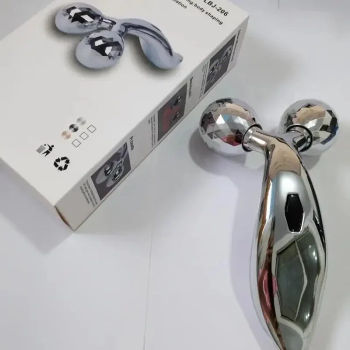 Dual Roller Massager With Face Lifting Skin Tightening For Home Skincare Daily Use Travel Beauty Routine 3D - Image 3