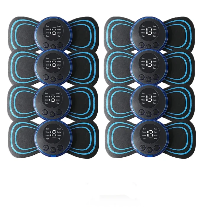 EMS Pulse Neck Massager Sticker Tens Cervical Massageador Back Masajeador Patch Muscle Stimulator Pain Relief Gel Pads Stretcher - Image 8