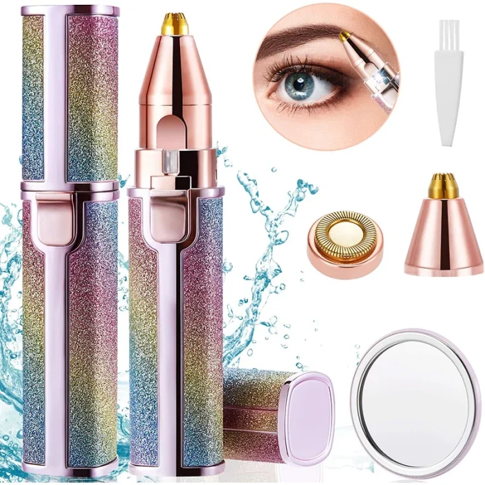2-in-1 Portable Electric Women’s Shaver & Eyebrow Trimmer - Image 1