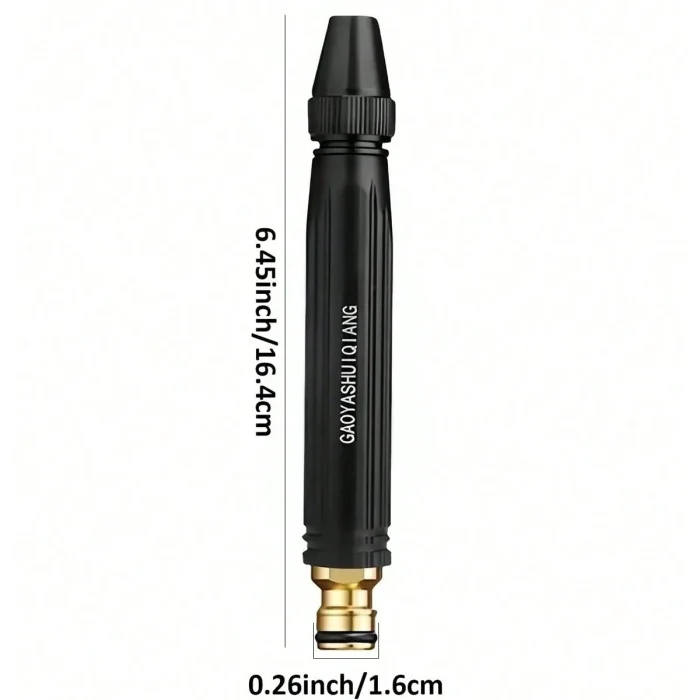 High-Pressure Spray Nozzle with Clip-On Attachment – Car Wash & Garden Hose Nozzle - Image 2