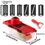 9 in 1 Vegetable Cutter – Multifunctional Slicer, Shredder & Grater - Image 6