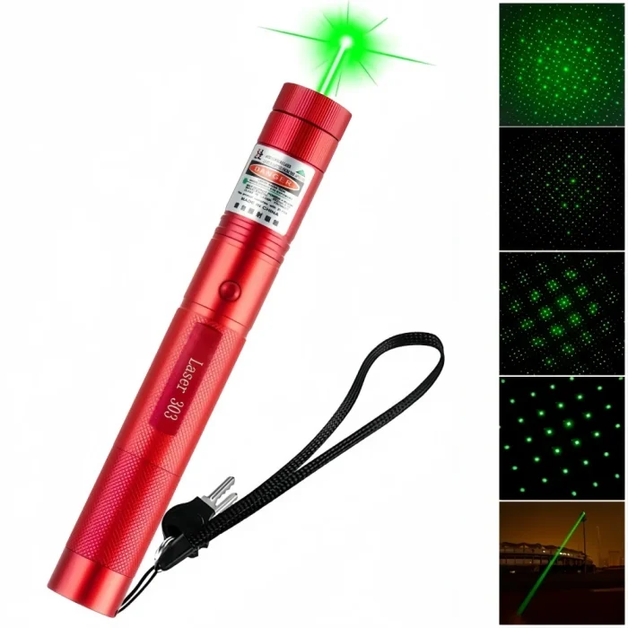 (Do not provide batteries)Cat Keychain Fun Green Light Portable Laser pointer LED Training Torch Pet Cat Tickle Toy Flashlight - Image 8