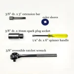 40-Piece Auto Disassembly Socket Wrench Set – Automotive Repair Tool Kit - Image 6