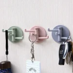 3 Branch Rotating Hooks – Adhesive Wall Hook, 3-Claw Nail-Free Storage Hook - Image 4