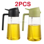 2 In1 Oil Spray Bottle Plastic Kitchen Barbecue Cooking Olive Oil Dispenser Oil Jar Baking Vinegar Soy Sauce Spray Container - Image 16