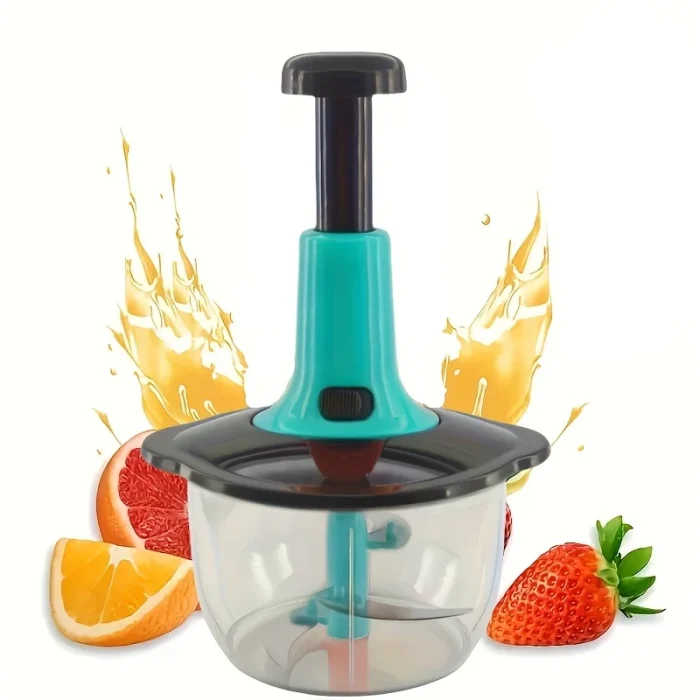 Rotating Vegetable and Fruit Slicer – Manual Shredder & Slicer - Image 5