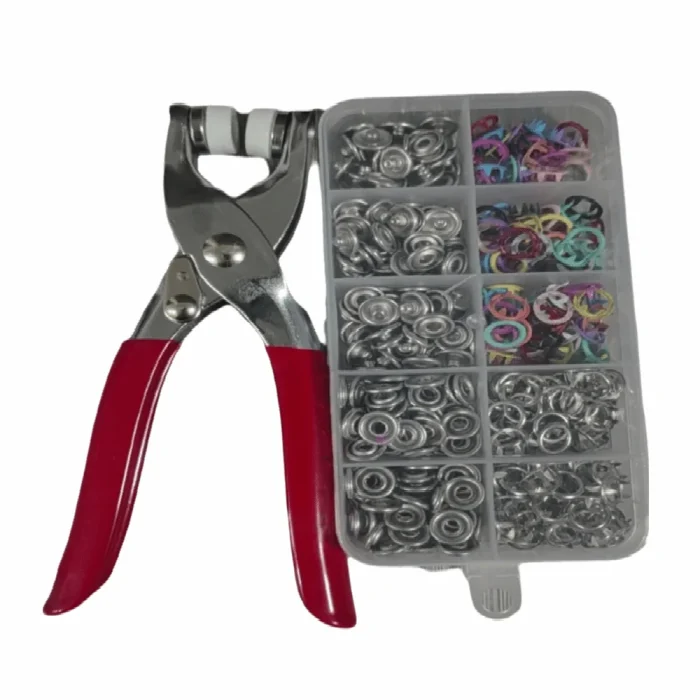 50/100Sets DIY Craft Five Claw Buckle Clamp Set Multi-Purpose 9.5mm Snaps Buttons Snap Fastener Kit Colorful Invisible - Image 9