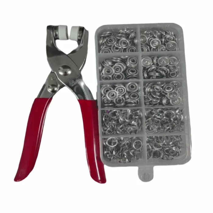 50/100Sets DIY Craft Five Claw Buckle Clamp Set Multi-Purpose 9.5mm Snaps Buttons Snap Fastener Kit Colorful Invisible - Image 1