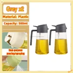 2 In1 Oil Spray Bottle Plastic Kitchen Barbecue Cooking Olive Oil Dispenser Oil Jar Baking Vinegar Soy Sauce Spray Container - Image 27
