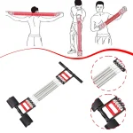 Spring Chest Expander – 5 Spring Adjustable Resistance Arm & Chest Strength Trainer - Image 3