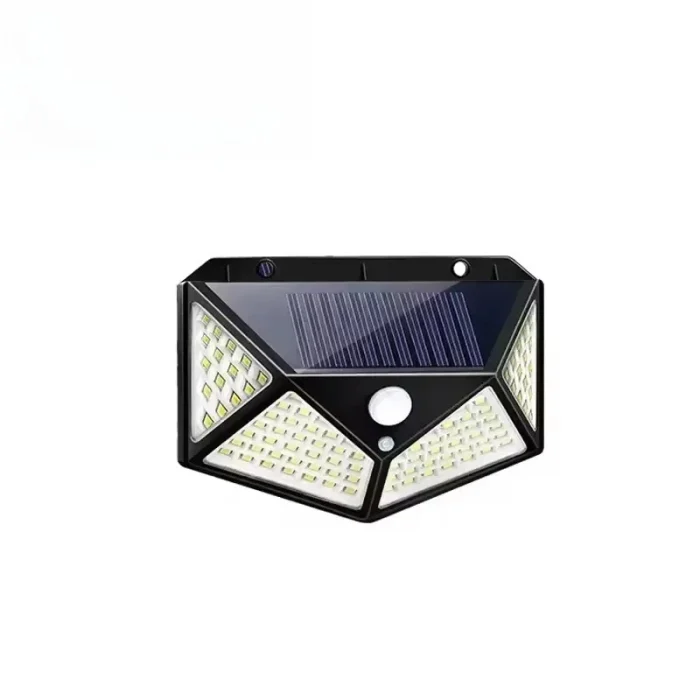 100 LED Solar Outdoor Motion Sensor Light – Four-Sided Wall & Garden Lamp - Image 7