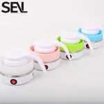 Mini foldable electric kettle 0.6L portable electric kettle household travel water heater silicone compression 110V-220V - Image 6