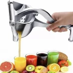 Manual Juicer, Fruit Juice Squeezer, Detachable Heavy Duty Easy Manual Citrus Squeezer Press Juicer Extractor Tool, Aluminum