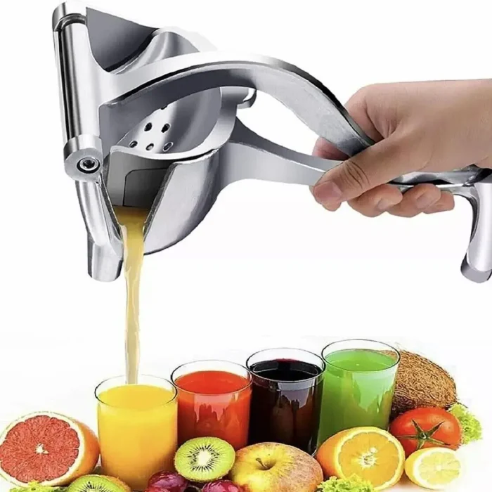 Manual Juicer, Fruit Juice Squeezer, Detachable Heavy Duty Easy Manual Citrus Squeezer Press Juicer Extractor Tool, Aluminum - Image 1