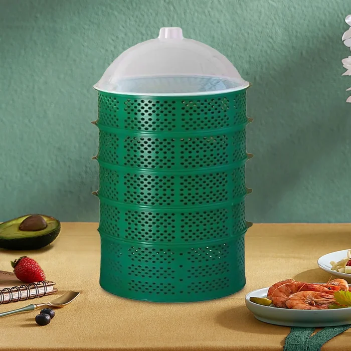 6 Layer Stackable Food Cover Storage Tray - Image 5