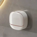 Wall Mounted Soap Dish With Drainage Box Waterproof Punch-Free Bathroom Drain Soap Box Soap Storage Case Bathroom Accessories - Image 11