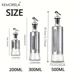 Glass Oil Dispenser Bottle with Scale – Olive Oil, Sauce & Seasoning Container - Image 6
