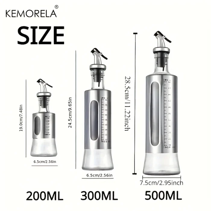 Glass Oil Dispenser Bottle with Scale – Olive Oil, Sauce & Seasoning Container - Image 6