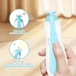 Manicure Suit Portable Grinder Electric Anti-scratch Six-in-one Multi-head Baby Nail Children Anti-meat Nail Clipping - Image 2
