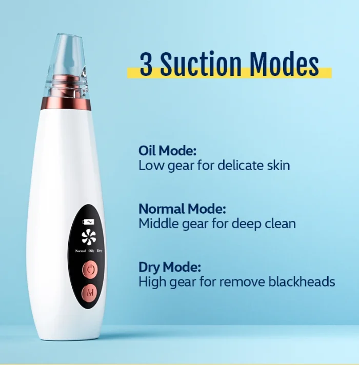Electric Blackhead Remover Vacuum - Portable Pore Cleansing Beauty Tool - Image 2