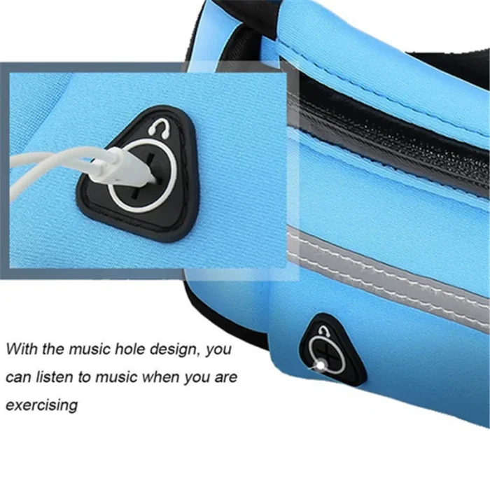 Waterproof Running Waist Bag Canvas Sports Jogging Portable Outdoor Phone Holder Belt Bag Women Men Fitness Sport Accessories - Image 3