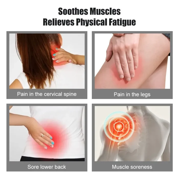 EMS Pulse Neck Massager Sticker Tens Cervical Massageador Back Masajeador Patch Muscle Stimulator Pain Relief Gel Pads Stretcher - Image 2
