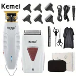 Kemei 2290 2293 Professional Cordless Electric Hair Cutting Kit Hair Clipper Men Barber Fade Clipper and Zero Gapped Trimmer Set - Image 10