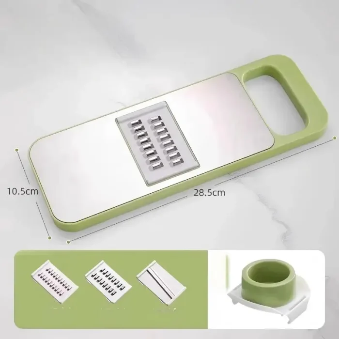 Slicer Stainless Steel Vegetable Slicer with 3 Blades Julienne Slicer Cutter for Potato Carrot - Image 9