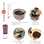 50g Electric Coffee Grinder 150W – Mini Spice, Nuts & Grain Grinder - Image 5