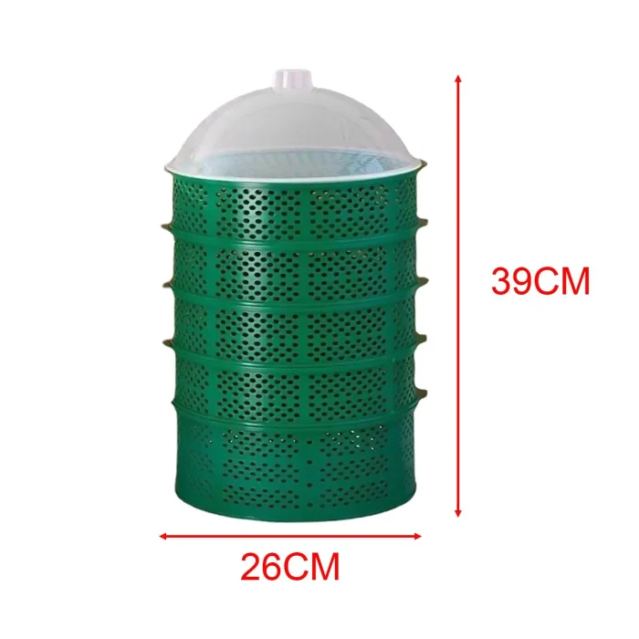 6 Layer Stackable Food Cover Storage Tray - Image 6